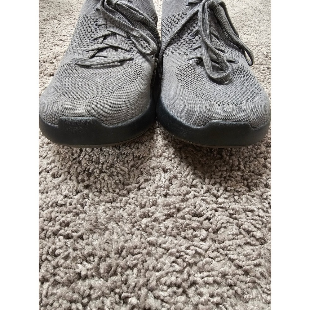 Kizik Lima Storm Grey Hands-Free Slip On Knit Sneakers Mens 11 Womens 12.5 - Picture 4 of 9